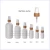 Import 10ml bamboo cosmetic bottle empty opal white glass bottle 10 ml with bamboo serum pump spray pump from China