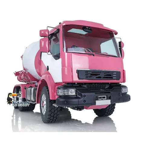1/14 LESU 6x6 Metal RC Concrete Car Mixer Truck Battery Radio RTR Finished Painted White Toucan Outdoor Toys Model THZH1331