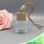 Import Diamond Shaped Empty Glass Hanging Car Diffuser, Perfume Bottles with Cube Wooden Caps & Ropes from China