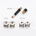 12mm x 10mm cam lock nut furniture connector fastener