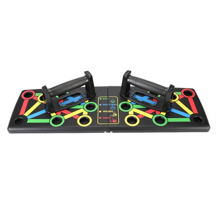 14 In 1 Foldable Premium Workout Gym Fitness Equipment Exercise Pull Training Push Up Rack Board Stands Set With Bands