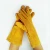 14 inches leather welding work gloves with reinforced full palm
