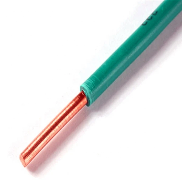 1.5 mm solid single copper wire with pvc insulation electrical wire
