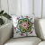 Import 15 x 15 cushion covers tropical  parrot seat cushion covers decorative pillow cover from China