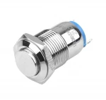 16mm illuminated waterproof electronic push button switch key lock switch