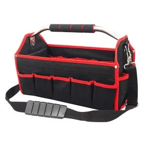 16&quot; Waterproof Open Tote Steel Tube Tool Bag For Hardware