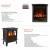 Import 17 " Freestanding Electric Fire 3 Sided View Indoor Realistic Flame Portable Cast Iron Wood Burning MINI Fireplaces Stoves from China
