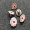 17mm  Painting Flowery Jeans Button For Kinds