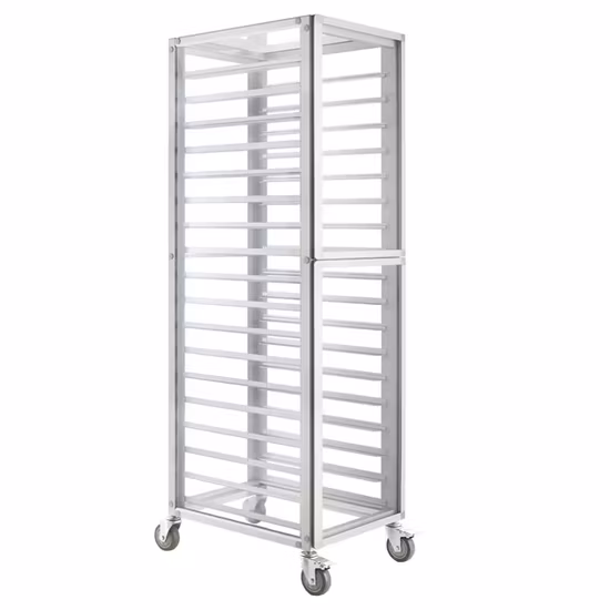 18 Tier Commercial Hotel Restaurant Mobile Trolley Suitable for 60X40cm Baking Tray