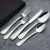 Import 1810 hotel wedding silver cutlery set stainless steel flatware for restaurant from China