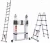 Import 1.9/2.8m/3.2m telescopic ladder, aluminum step ladder, ladder aluminum from China