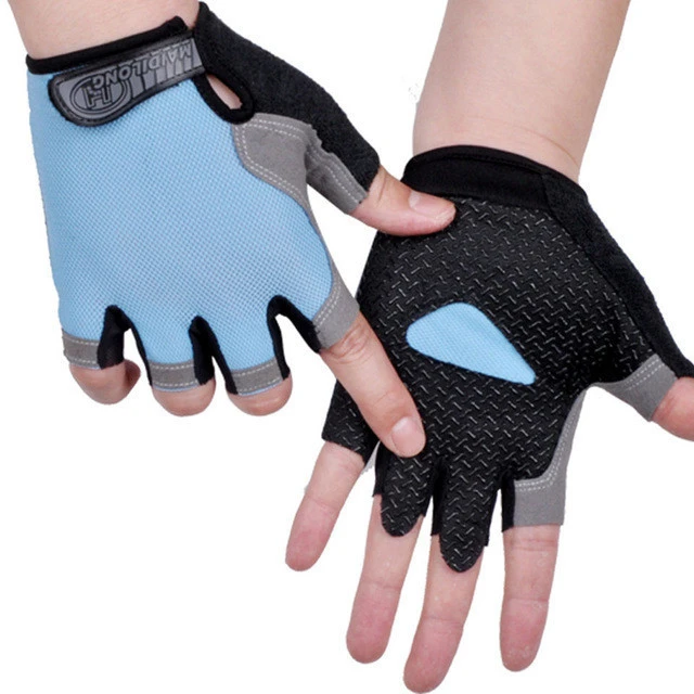 1Pair Half Finger Cycling Gloves -Slip -sweat Gel Bicycle Riding Gloves Shock MTB Road Mountain Bike Sports Gloves