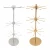 Import 2-3 Layers Rotating Earrings Holder Jewelry Stainless steel Display Stand Necklace Table Standing Metal Rose Gold Racks from China