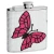 Import 2 oz/7 oz/9 oz stainless steel hip flask with color transfer printing PU leather wrap HD-J001 from China