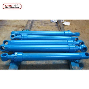 20 Ton 50 Ton Multi Stage Hyva Tractor Loader Double Acting Hydraulic Cylinder Used For Dump Truck