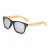 Import 2018 premium quality custom logo bamboo polarized sunglasses from China