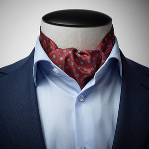2018 Top selling custom fashionable printed cravat mens