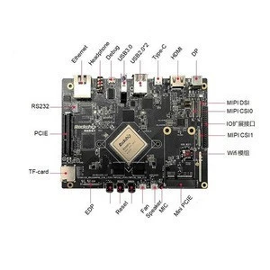 2019 New Industrial IOT Development Motherboard RK3399 PRO Android Linux Dual OS