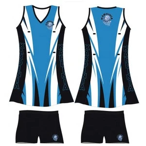 2019 new Sublimated custom team netball uniforms/Wholesale high quality college netball dress