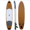 2020 11&#39;&#39; Wood grain water sports surfboard safe paddle inflatable paddle board