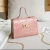 Import 2020 bags handbag Wholesale crocodile pattern lock portable platinum purses luxury bags women handbags from China