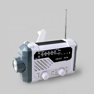 2020 New Arrival Portable Multi Functional NOAA AM FM Radio Led Rechargeable Emergency Light with SOS Alert