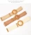 Import 2020 New straw-like Woven Ladies Elastic waistband personality large plastic buckle dress elastic waistband belts from China