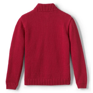 2020 wholesales Pure 100% Cotton knit School Uniform Boys full Zip front Cardigan sweater for boys girls