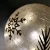 Import 2021 NEW!Christmas DIA15cm H gold pinecones and snowflake water stickers glass bulb light decoration craft from China