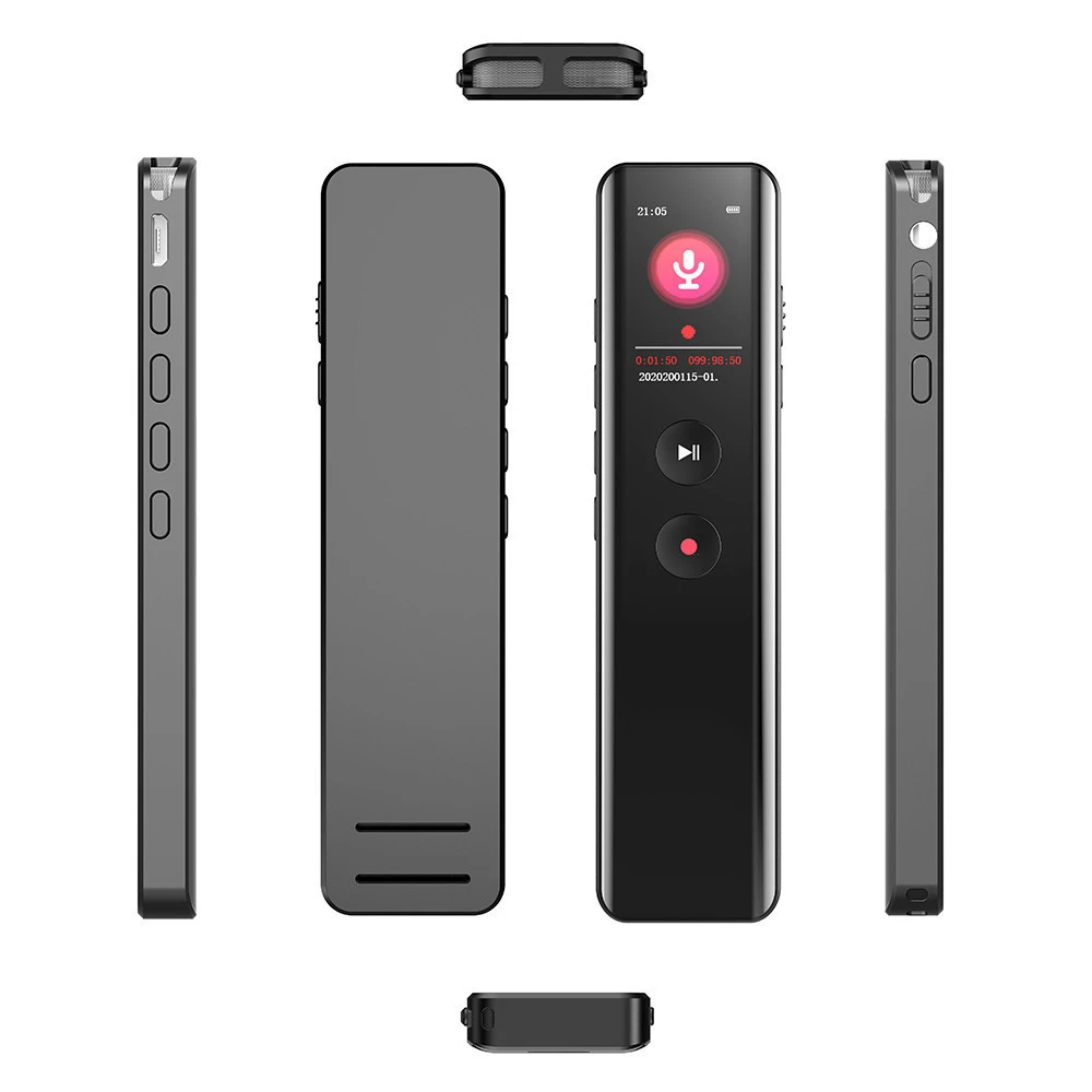 2021 Newest professional 16GB Voice Recorder 1536Kbps voice resolution long time recording N5 digital voice  recorder