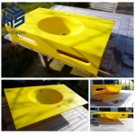 2021 Solid Surface kitchen sink white design artificial stone basin Bathroom design Wash Basins kitchen sink