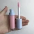 Import 2021 unique blue wand big brush lip gloss tube glossy pink brown clear lipgloss custom package from China