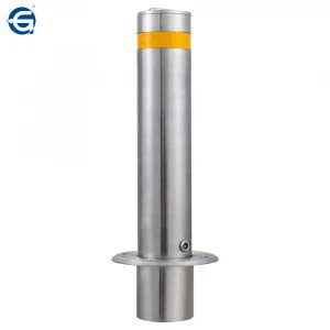 2021Gaolei factory selling movable  steel guard bollards for shopping mall