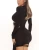 Import 2022 Summer Sexy Cut Out Long Sleeve Stain Women Party Dress Club wear Slinky Tight Bodycon Dresses from China