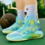 2024 Fashion Mens Sports Trend Casual Shoes Breathable Mens Sports Shoes Mesh Lightweight Basketball Shoes
