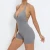 Import 2024 New style sexy womens yoga jumpsuit one piece Nude fabric lift hips fitness sportswear yoga bodysuit jumpsuit from China