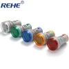 22mm mini round led signal indicator hz frequency meterlight/lamp with  transparent cap