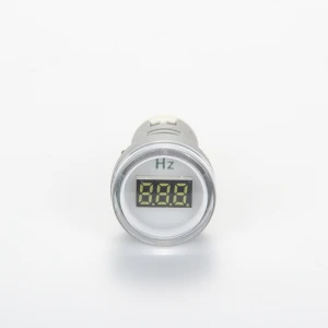 22mm small digital tube led round mini digital display hertz frequency meter electronic indicator lamp measuring