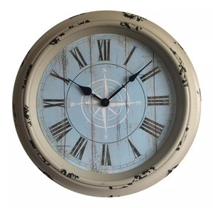 23-inch Vintage Style Round Wall Clock, Oversize Clock