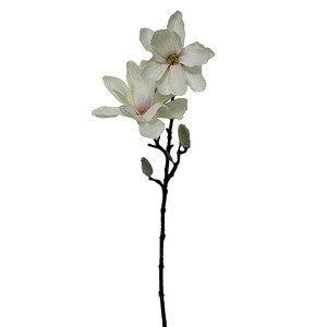 23&quot; kapok single branch home garden decor sculptur fake artifici plant tree grass decoration blossom magnolia artificial flowers