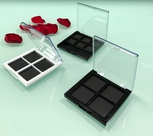 2/4/5/7/9 wells magnetic insert makeup eye shadow square compact case