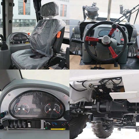 Buy 2.5 Ton 4 In 1 Bucket Backhoe Excavator Loader Diesel 4x4 Excavator ...
