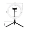 26CM10 inch RGB colorful fill light Makeup Photographic Lighting LED Selfie Ring Light with Tripod Stand