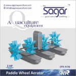 2HP Prawn Aquaculture Aerator 4 Impeller Floating Aerator Shrimp Prawn Pond Paddle Wheel Aerator Equipment
