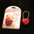 Import 3 Digits Love Heart Shaped Combination Padlock Luggage Lock from China