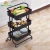 Import 3-Tier Rolling Utility Cart Metal Organization Storage Hand Cart Moveable Home Trolley from China