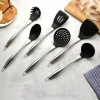 304 hollow handle kitchen cooking tool silicone kitchen utensils stainless steel