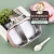 Import 304 Stainless Steel Bento Tiffin Lunch Box Storage Boxes & Bins Food Grade Organizer Food Container Picnic Basket from China