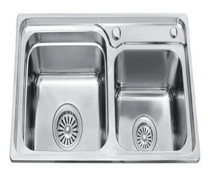 304 Stainless Steel Kitchen Sink China Factory Kitchen Sink Double Bowl double bowl Industrial Kitchen Sink