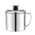 Import 304 Stainless steel oil drain cup separator kitchen filter oil cup oil pot with lid and strainer from China